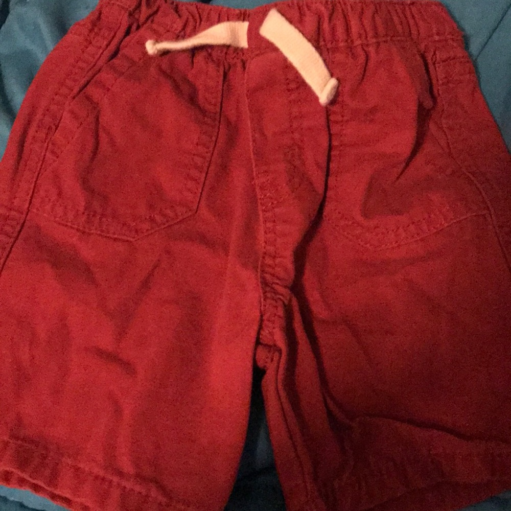 24 month red levi shorts